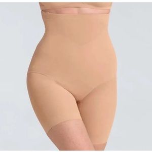 Honeylove Super Power Shorts Sand Nude Shape-wear Soft Corset Size Large
